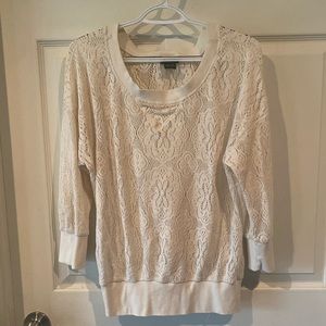 Torrid size 0 lace quarter length sleeve
